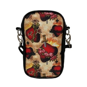 BS1930160 - Bolsa Shouder Bag Sagrado Coração - 20x10cm 