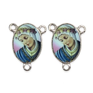 ET1681040P2 - Entremeio N. Sra. Da Salette Duplo Resinado c/ 2un. - 2,5x2cm