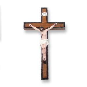 CW761230 - Crucifixo de Parede Madeira - 28X16cm