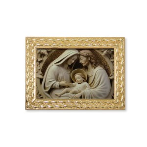 QD91216 - Quadro Sagrada Família - 13x18cm