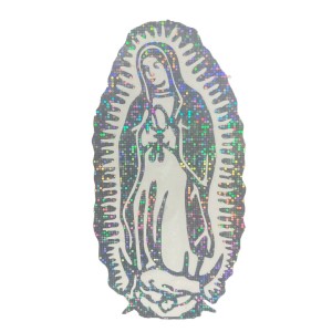 AD91200 - Adesivo N. Sra. de Guadalupe Prata - 12x6cm
