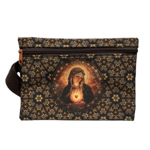 NE040630 - Necessaire Imaculado Coração de Maria - 23x17cm