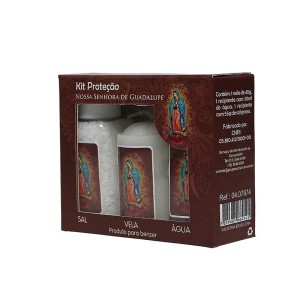 VE155295 - Kit Proteção N. Sra. De Guadalupe - 9,3x8cm