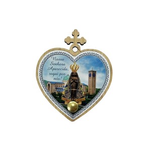 PO2130000 - Porta Terço N. Sra. Aparecida - 9x7,5cm