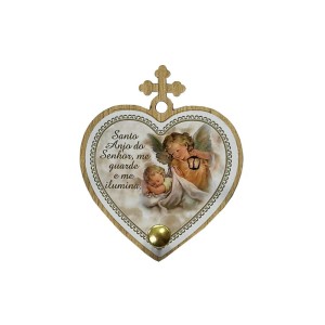 PO2130220 - Porta Terço Santo Anjo - 9x7,5cm