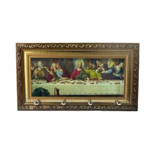 PC381855 - Porta Chaves Santa Ceia - 28,5x16cm