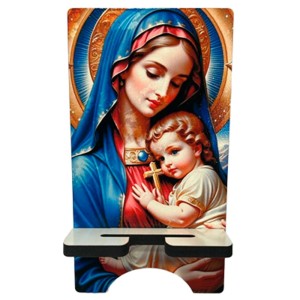 DR11103 - Porta Celular Nossa Senhora MDF - 17x9,5cm
