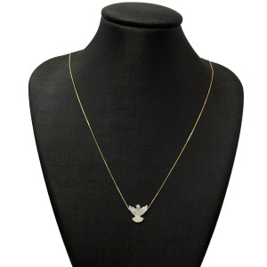 CMD2050685 - Colar Divino Espírito Santo Madrepérola - 50cm