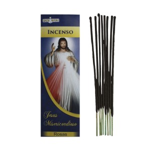 IN2020174 - Incenso Jesus Misericordioso 8 Varetas - 20x4cm