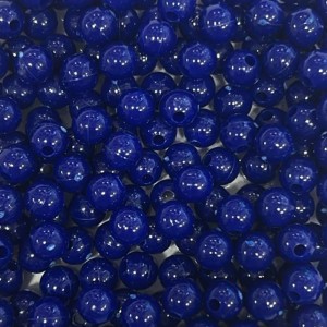 CTM050016P20G - Contas Bolinhas Acrílico Azul Marinho c/ 20 gramas - 8mm (126)