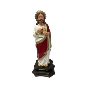 IM501170 - Imagem Sagrado Coração de Jesus Emborrachada - 22x8cm 