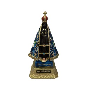 IM501003 - Imagem N. Sra. Aparecida Emborrachada - 24x11cm 
