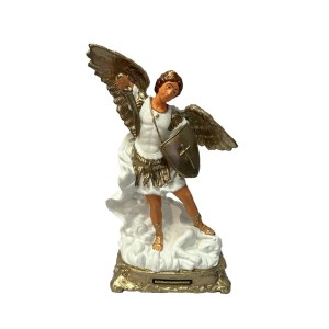 IM501300 - Imagem São Miguel Arcanjo Emborrachada - 24x12cm 