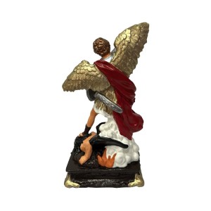 IM501302 - Imagem São Miguel Arcanjo Emborrachada - 24x12cm 