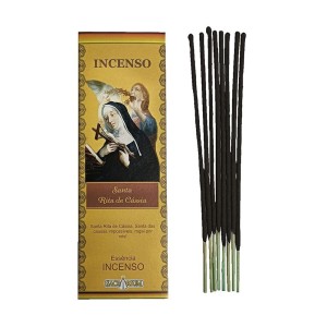 IN2020117 - Incenso Santa Rita de Cássia 8 Varetas - 20x4cm