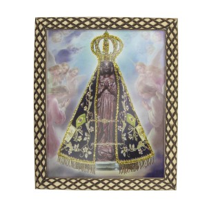 QD91300 - Quadro N. Sra. Aparecida - 23x28cm