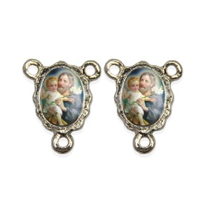 ET1672409P5 - Entremeio São José Duplo Resinado c/ 5un. - 1,9x1,5cm