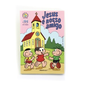 LI726565 - Jesus é Nosso Amigo (Turma da Mônica) 13x9cm