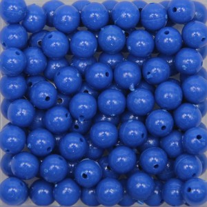 CTM050013P500G - Contas Bolinhas Acrílico Azul Royal c/ 500 gramas - 8mm (46)