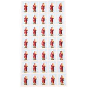 AD116407 - Adesivos de São Judas Tadeu (Cartela c/ 35) - 2,5x1,8cm