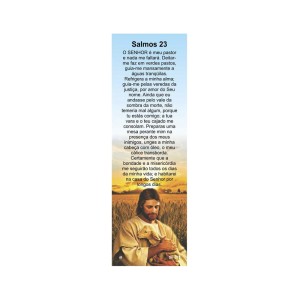 MP67320P50 - Marcador de Página Salmo 23 c/ 50un. - 15x5cm
