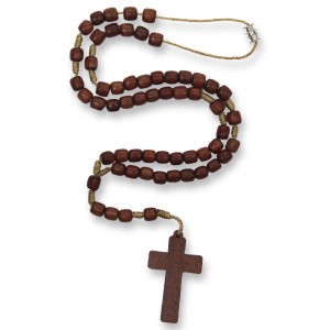 TE602000 - Terço Madeira c/ Fecho - 34cm