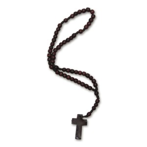 TE9700001 - Terço Madeira - 21cm